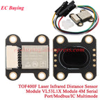 5Pcs/1pc VL6180/VL53L0X/VL53L1X TOF10120 Time of Flight ToF Laser Ranging Sensor TOF050F TOF050C TOF200C TOF400C 50CM/2M/4M IIC