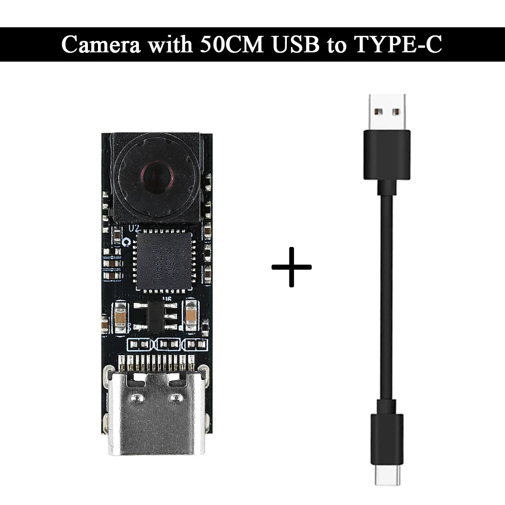 ESP32 CAM Module Type-C Mini USB Camera 720P 1280*720 1MP 65 Degree Lens For ESP32 S3 Dev Board Support Win10 Win11 Android