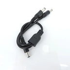 10A 18awg 19V 24V 12V 2 Way DC 1 Male to 2 Male Female Splitter Connector Power Supply Adapter Extension Cable 5.5x2.1mm Plug M