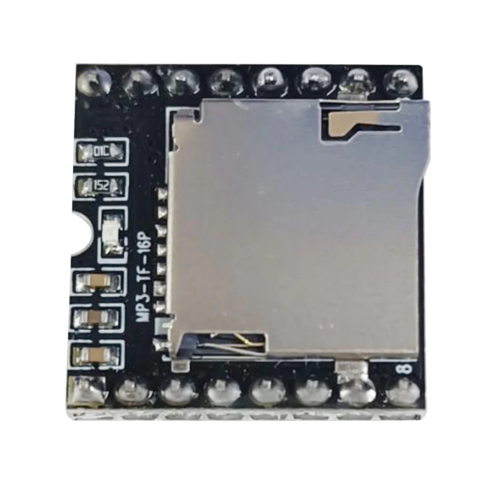 DFPlayer Mini MP3 Player Module TF Card U Disk Mini MP3 DF Player Audio Voice Module IO/Serial Port/AD MP3-TF-16P for Arduino