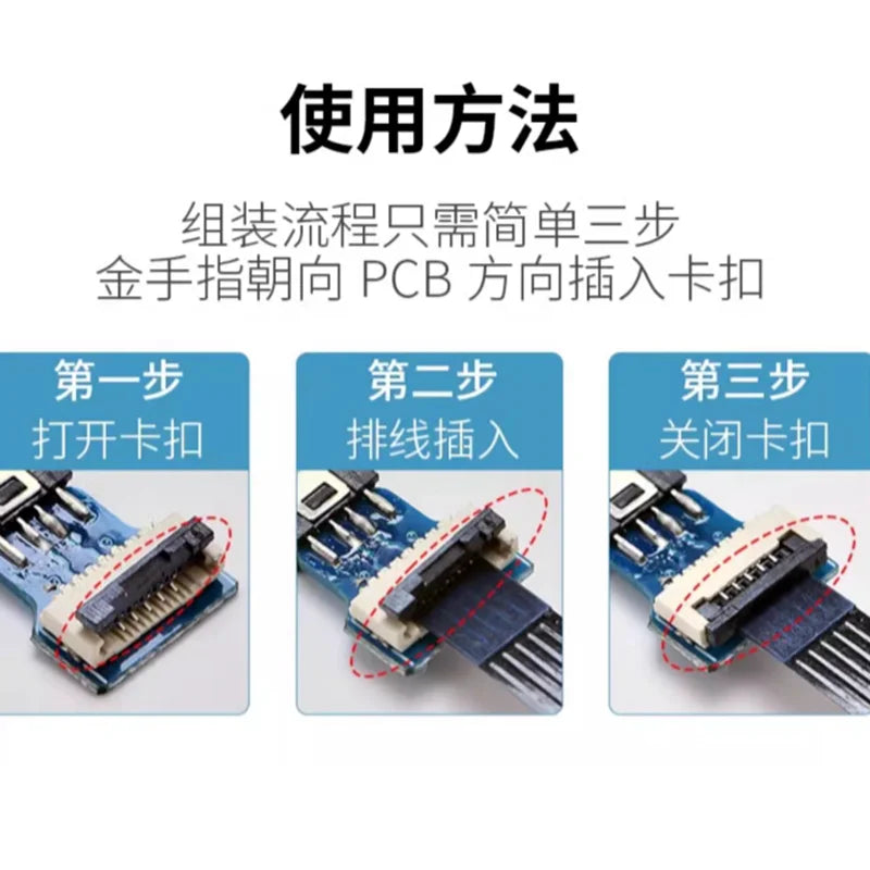 FFC Mini Micro USB Extension Type-C Ribbon Cable 90 FPV Slim Flat Soft Flexible FPC charge FPV Brushless Handheld Gimbal Monitor