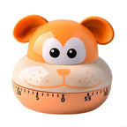 Fashion Design Daily Timer Alarm Clock Cartoon Animal Timer Cooking Timer Animal Counters for Kitchen Timing Tool