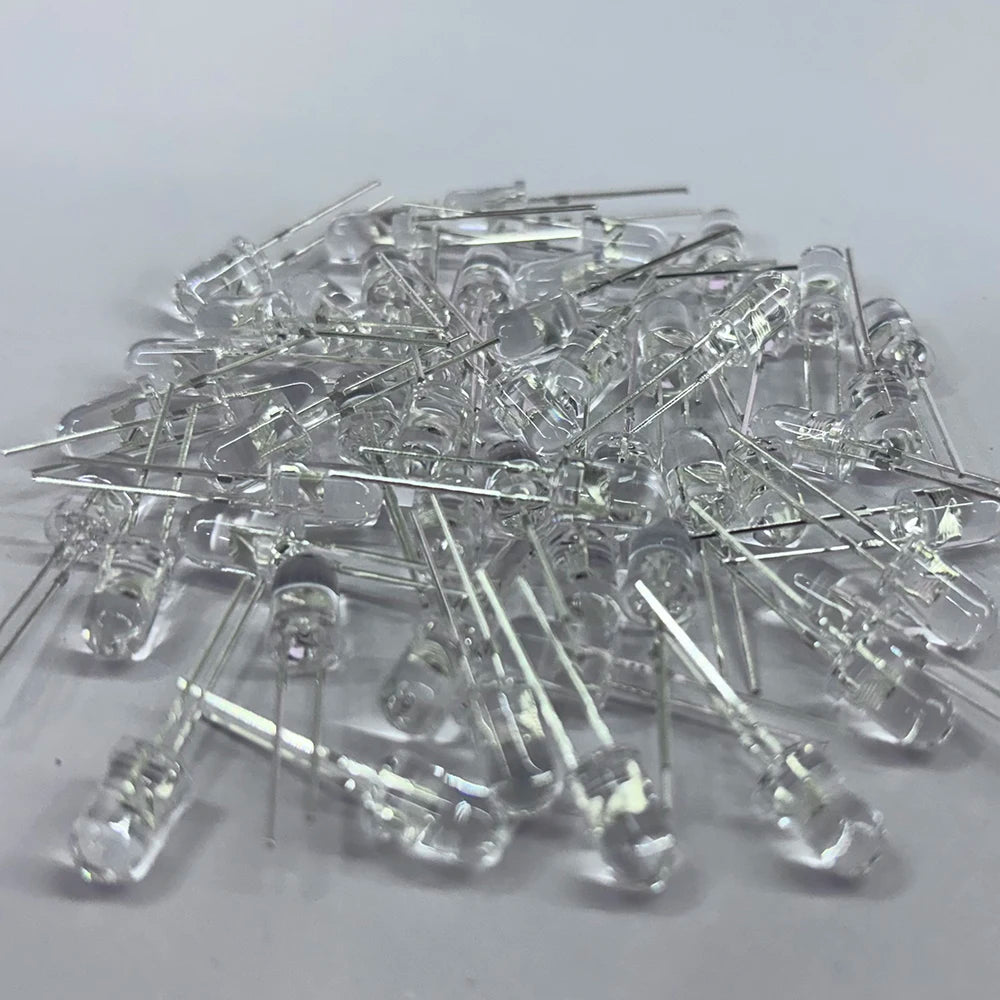 3mm 5mm IR LED Emitting Diode 850nm 940nm Emitter Receiver Infrared Transmitter Phototransistor Photodiode Invisible DIY PCB