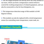 3/4 LINE Thermistor temperature sensor module thermal sensor module DO the digital output/temperature control switch For Arduino