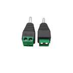 10Pcs DC 12V Male Female Socket Connectors 3.5 x 1.35mm DC Power Plug Jack to Screw Terminals Adapter for Led Strip Light DIY