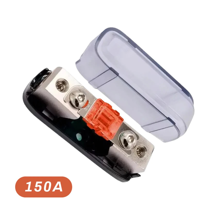 Plug-In Amplifier Fuse Holder 30-150A Car Power Cord Audio Modified Fuse Holder