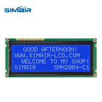 New STN COB 5/3.3V  HD7780 20*4 Dots Screen 2004 Big Character LCD Display 20x4 Blue