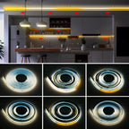 FCOB SPI CCT IC LED Light Strip WS2811 Addressable 576 LEDs 2700K to 6500K 10mm DC24V Flexible FOB High Density COB Lights RA90