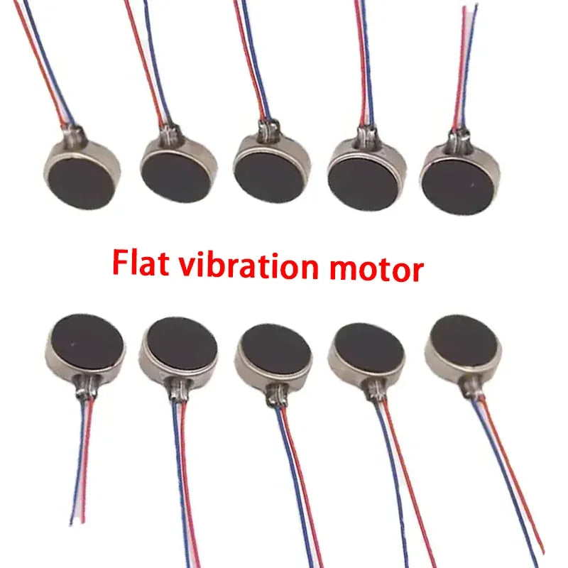 10PCS DC3-5V Micro DC Vibration Motor 0820/0827/0830/0834/1027/1030/1034 for Phone Coin Flat Motor