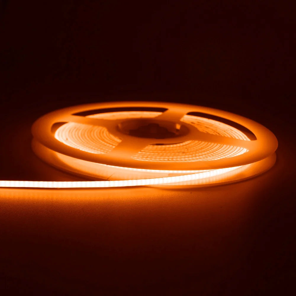 3mm Ultra Thin DC 12V Colorful COB LED Strip Lights for Home Decor DIY Blue/Pink/Red/Purple High Density LED Tape Colour