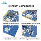 4PCS nRF24L01 nRF24L01P 2.4GHz PA LNA 20dBm Wireless Module SPI Antenna SMA-K Transceiver Receiver Tansmitter EBYTE E01 Series