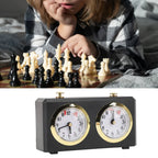 Chess Clock Professional Wind Up Multi Functional Mechanism Portable Large Easy To Read Dials Chinese Chess Mechanical Timer