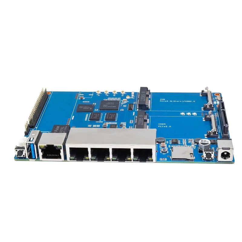 RoRuSBanana PI BPI-R64 Set MT7615 Module MediaTek MT7622 8G eMMC flash 1G DDR3 Support POE 4G Module Raspberry Orange Pi