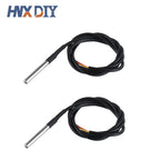 5/10 pcs DS18b20 temperature probe temperature sensor 1M 2M 3M DS1820 Stainless steel package Waterproof 18B20 100cm/200cm/300cm
