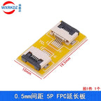 5pcs FFC FPC 0.5MM 1.0MM Flexible Flat Lengthen Extension Board Adapter Plate Board PCB 6/8/10/12/20/24/30/40/45/50/60/64/68/80P
