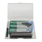 61/169Pcs/Box Double Side PCB Board Kit 40Pin Single Row Male and Female Pin Headers and 5.0mm Screw Terminal Blocks for Arduino