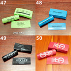 100pcs/lot 18650 lithium battery heat shrinkable skin battery packaging PVC packaging insulation sleeve DIY replacement skin