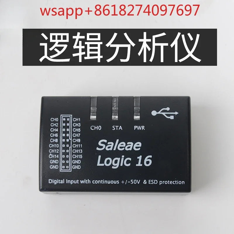 Saleae Logic16 Logic Analyzer Multi System Compatible Official Version Sampling Rate 100M16 Channels