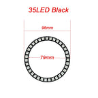 WS2812B Addressable LED Pixel Ring 8 to 241Leds WS2812 5050 RGB LED Diode Ring Color IC Built-in LED