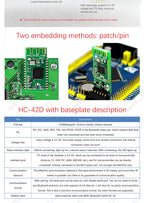 HC-05 HC-06 RF Wireless Bluetooth Transceiver Slave Module HC-08 Serial Port Module Wireless 4.0 HC-42 BLE 5.0 Bluetooth module
