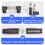 Cloweit M8 Sensor Connector Waterproof Male&Female Plug Straight Angle Screw Threaded Coupling 3pin 4p Panel Mount Flange Socket