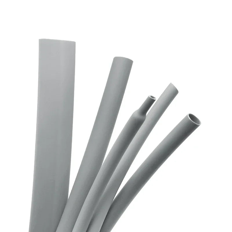1/2/5/20M 3:1 Grey Heat Shrink Tube Thick Glue Dual Wall Tubing Polyolefin Insulated Shrinking Cable Sleeve Diameter 2.4 ~ 50mm