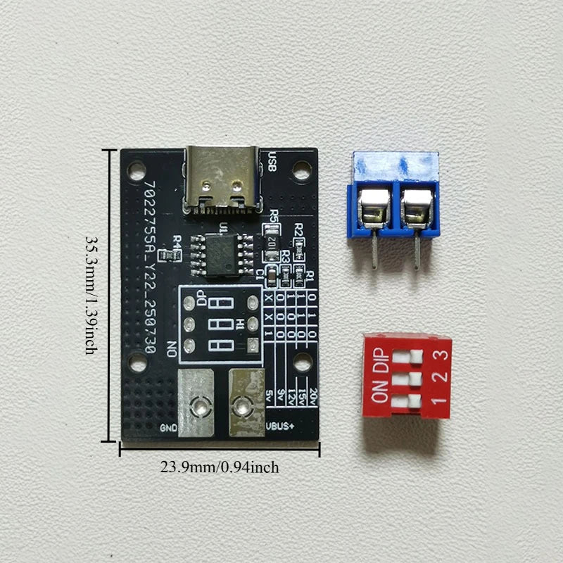 CH224K Module Type-C Interface Fast Charging Decoy Supports USB PD3.0 Adjustable Output 5/9/12/15/20V