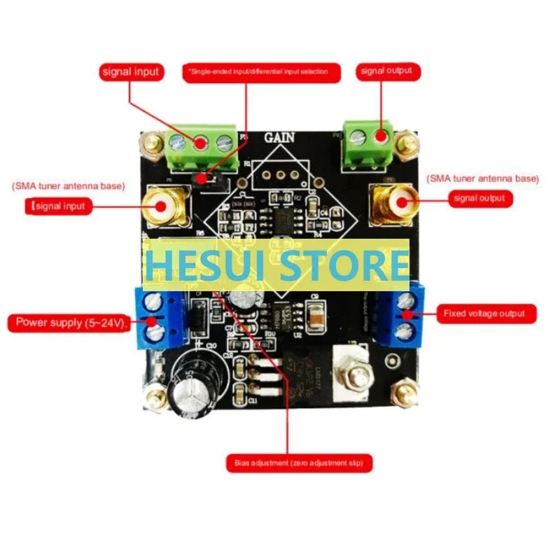 Current Detection Amplifier AD623 Amplifier module Current analysis current signal
