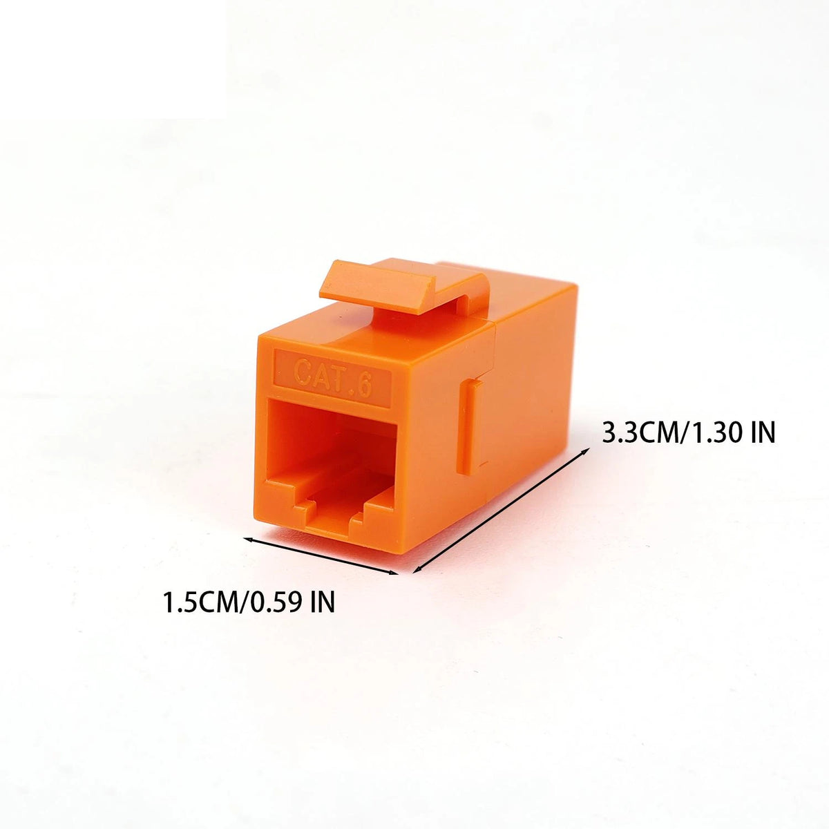 1-5Pcs Colorful RJ45 Cat6 Straight-Through Keystone Module Extender Adapter Couplers Plug CAT6 Inline Coupler Keystone Jack Plug