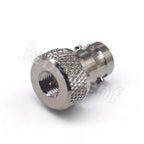 1pcs Radio Frequency Adapter BNC (Q9) Female to SMA Male Adapter BNC/SMA-KJ Disc Nickel Plated