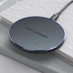 Ultra-Thin Fast Wireless Charger Pad for Samsung Galaxy S25  iPhone 17 16 15 14 13 Pro Max Wireless Induction Charging Station