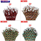 5PCS  JST 0.8mm Connector Cable Wire 02SUR Single Double Head 2P 3P 4P 5P 6P 7P 8P 10P 0.8mm Pitch IDC Type 10cm 20cm 30cm