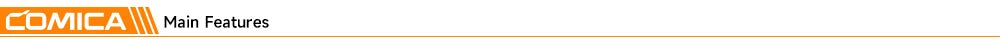COMICA VM40 Super Cardioid 2.4G Wireless Shotgun Microphone 48kHz/32-bit 32GB Built-in Storage Mic for Camera,Smartphone,PC