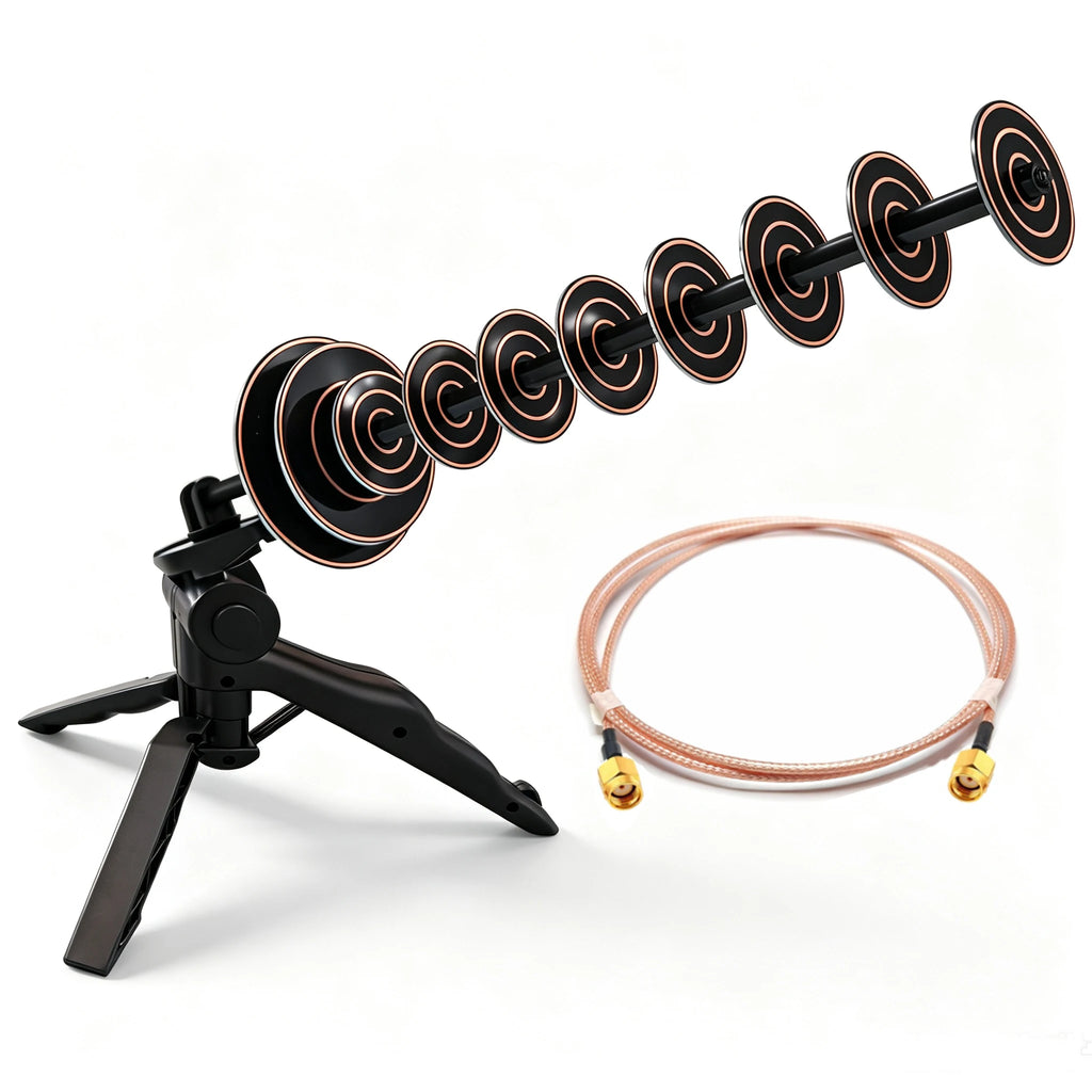2.4G WiFi Directional Antenna  Transmission Yagi Antenna Long Range Transmission Antennas 30dB High Gain Antenna 2.35-2.55GHZ