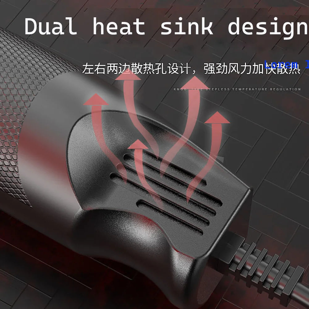 220V Hot Air Gun DIY Soldering Temperature Blower Gun Electric Power Hot Dryer Mini Heat Gun For Crafts Shrink Tubing Car Wrap