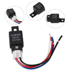 Reliable 12V 40A Car Automotive Relay 4 Pin SPST Contact Type Suitable For Strobe Lights Fog Lights Car Alarms And More
