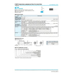 NIPPON NCC KY Series Low impedance ESR Long Life 6.3V/10V/16V/25V/35V/50V 1uF~1000uF Aluminum Electrolytic Capacitor