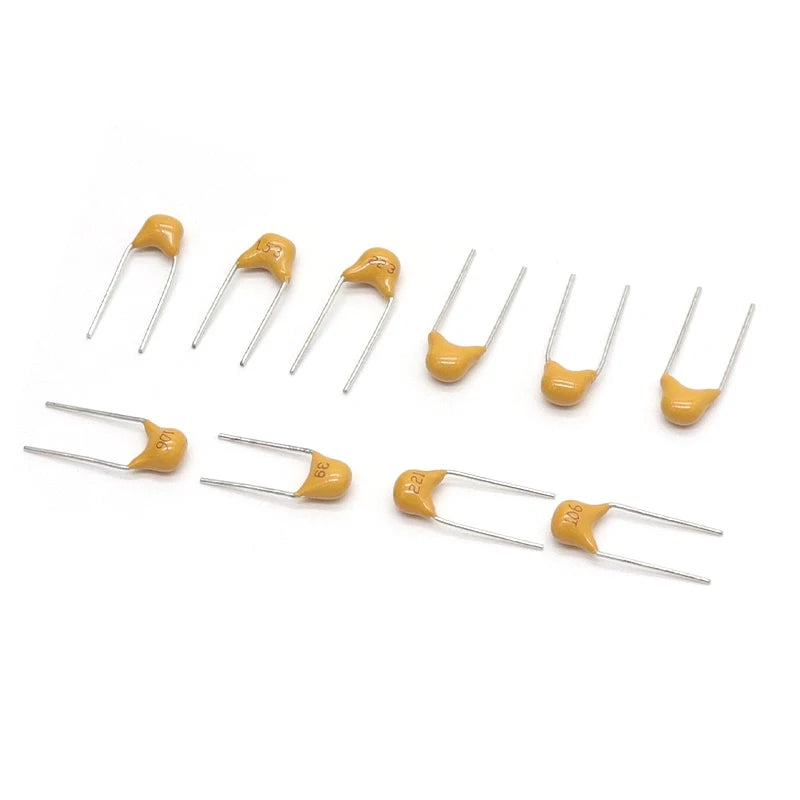 50Piece 50V 0.1uF~10uF Multilayer Ceramic Capacitor (104~106) 0.15uF 0.22uF 224 0.33uF 0.47uF 474 0.68uF 1uF 2.2uF 225 4.7uF 475