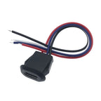 USB-C 2pin 4pin 5pin High Current Charging Socket With Data TYPE-C Female Type C PH2.0 Waterproof Female Connector Jack