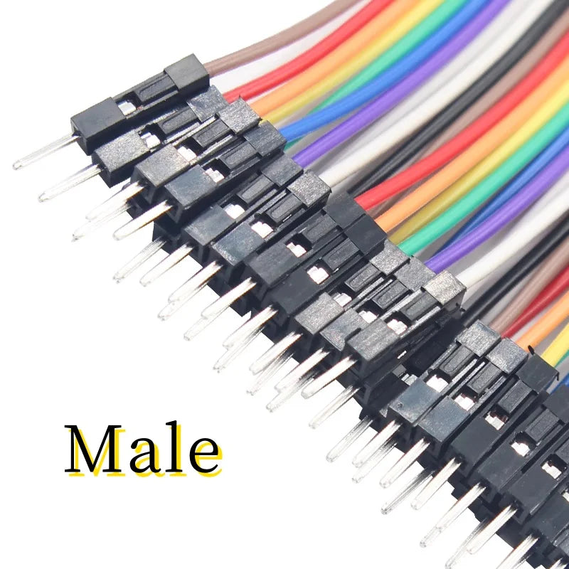 2.54mm Dupont Line 10CM 20CM 30CM 40Pin Male to Male + Male to Female and Female to Female Jumper Wire Dupont Cable for Arduino