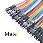 2.54mm Dupont Line 10CM 20CM 30CM 40Pin Male to Male + Male to Female and Female to Female Jumper Wire Dupont Cable for Arduino