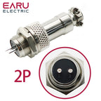 GX12 GX16 GX20 Aviation Connector Plug Socket Circular Connector 2 3 4 5 6 7 8 9 10 12 Pin 12/16/19mm Cable Wire Male Female