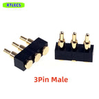 5 Pcs SMD Spring Loaded Pin Pogo Connector 2 3 4 5 6 7 8 10 Position Battery Contact 7.0mm Height 2.54 Grid Pad Modular Header