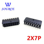 10Pcs Molex 3.0mm Plug-in Needle Holder Straight needle Connector 2*1/2/3/4/5/6/7/8/9/10/11/12P MX3.0mm Double Row Connector