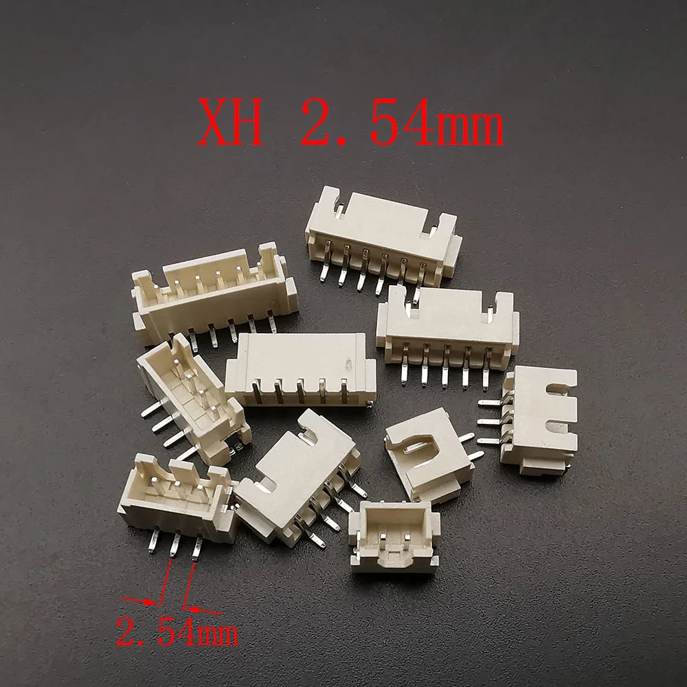 10Pcs XH 2.54 / PH 2.0 / ZH 1.5 / JST 1.25mm /SH 1.0mm Pitch 2/3/4/5/6 Pin Male Plug Housing SMD Connector Horizontal / Vertical
