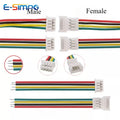 10pcs 15cm JST1.25 1.25mm 2P 3P 4P 5P 6P Male Female Plug Butt-joint Aerial Docking Crimp Terminal Wire Cable Connector