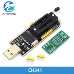 Original CH341 24 25 Series EEPROM Flash BIOS USB Programmer Module + SOIC8 SOP8 Test Clip For EEPROM 93CXX / 25CXX / 24CXX
