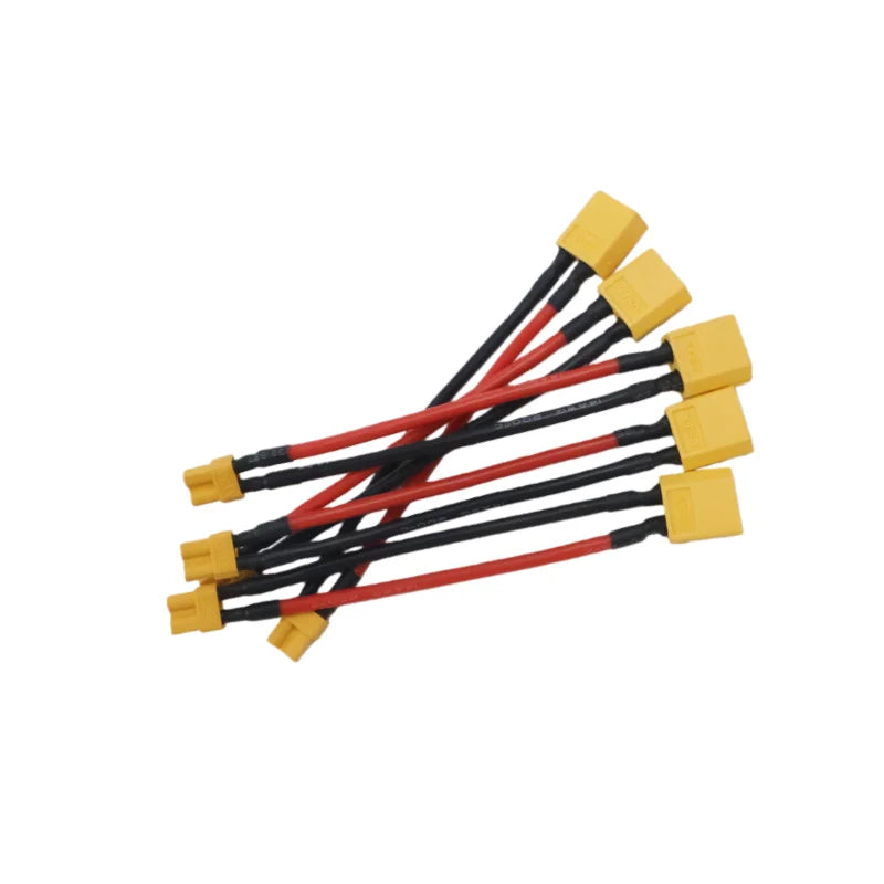 5/1pcs XT30 Female to XT60 Male RC Lipo Battery Adapter 10CM Cable 14AWG Silicone Wire for FPV RC Car Accessories