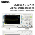 RIGOL DS1102Z-E/DS1202Z-E Digital Oscilloscopes 2Ch 100M/200M BandWidth 24Mpts Depth Support RS232/UART/I2C/SPI Bus Decoding