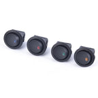 4Pcs 12V 20A Round Rocker Switch ON/Off LED Light Car Marine Boat Dot Toggle